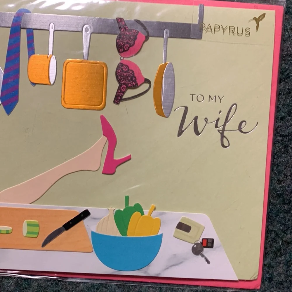 New Papyrus to Wife Mother’s Day Card- Let’s cook up a Mother’s Day 💐